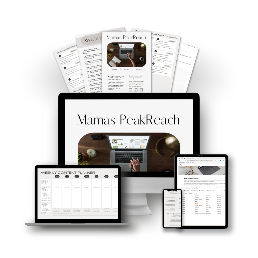 Mamas PeakReach – Dein komplettes Social-Media-System