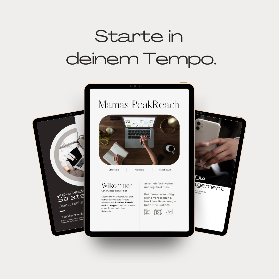 Mamas PeakReach – Dein komplettes Social-Media-System